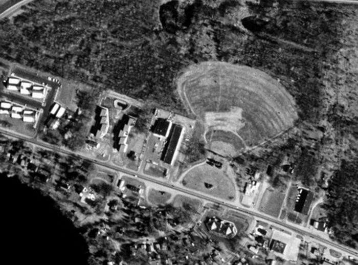 Lakes Drive-In Theatre - Historical Aerial
